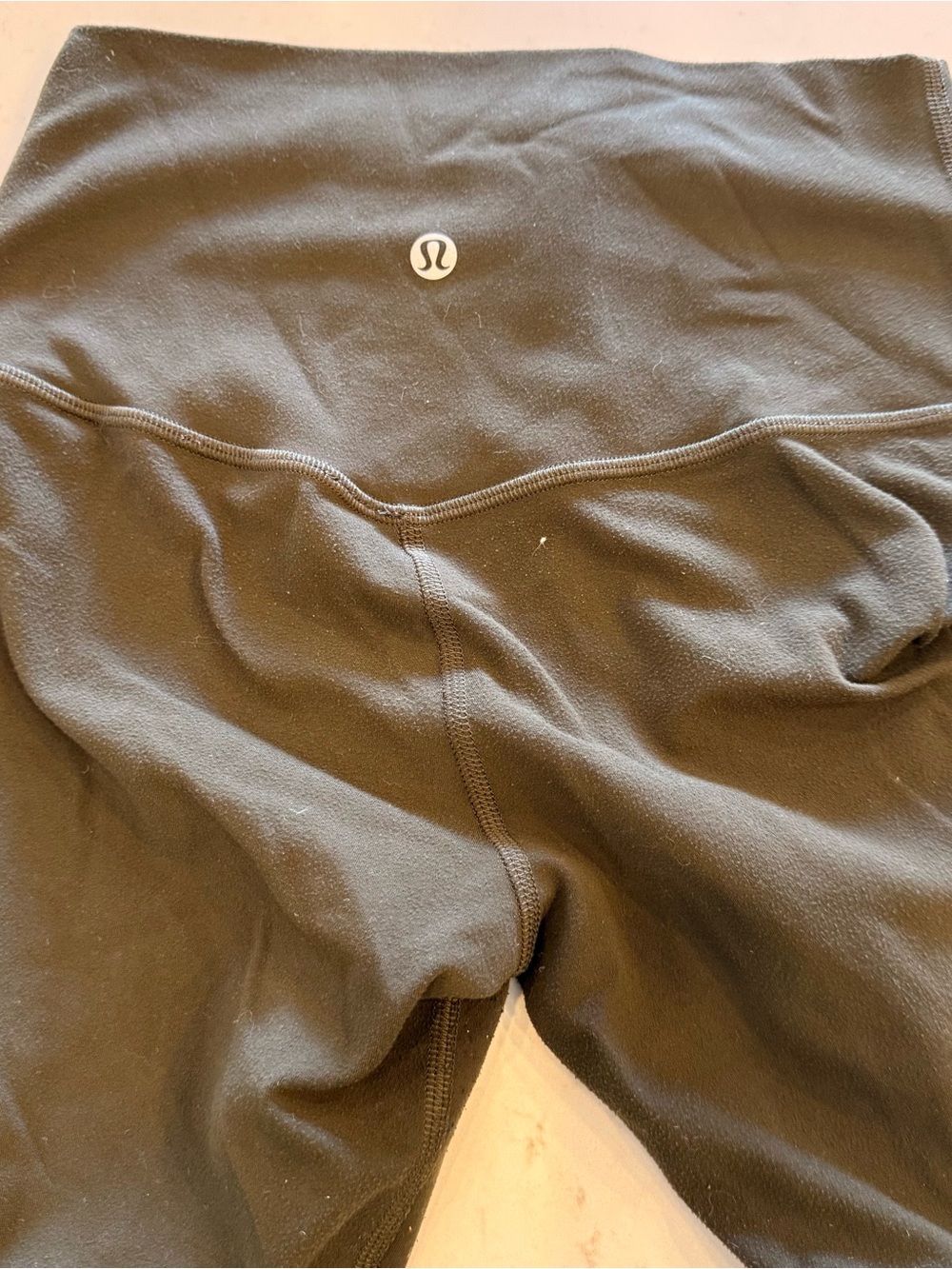 lululemon athletica Black Leggings with Logo Tag